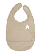 Pu Bib Baby & Maternity Baby Feeding Bibs Sleeveless Bibs Beige CeLaVi