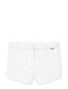 Stretch Twil Shorts Bottoms Shorts White Boboli