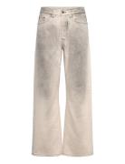 Criss Jeans Dirty White Bottoms Jeans Wide Jeans Grey Hope