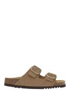 Sl Josephine Suede Taupe Flade Sandaler Beige Scholl