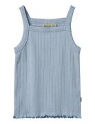 Top Olise Tops T-shirts Sleeveless Blue Wheat