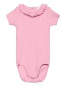 Bodysuit Bodies Short-sleeved Pink United Colors Of Benetton