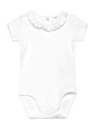 Bodysuit Bodies Short-sleeved White United Colors Of Benetton