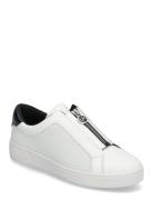 Keaton Zip Slip On Low-top Sneakers White Michael Kors