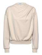 Msvendea Sweat Tops Sweatshirts & Hoodies Sweatshirts Beige Minus