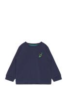 Tnstnis L_S Tee Tops Sweatshirts & Hoodies Sweatshirts Navy The New