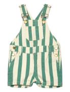 Tnstnewman Short Dungarees Bottoms Dungarees Green The New