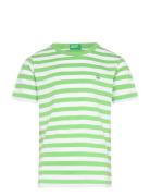 T-Shirt Tops T-Kortærmet Skjorte Green United Colors Of Benetton