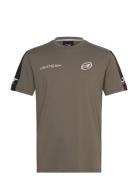 Tello 25V Sport Men Sports Clothes Sport Tops Sport T-Skjorte Khaki Gr...