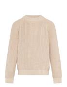 Knitted Classic Rib Blouse Tops Knitwear Pullovers Beige Copenhagen Co...