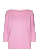 Fqj -Pu Tops Knitwear Jumpers Pink FREE/QUENT