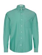 Reg Classic Poplin Shirt Tops Shirts Casual Green GANT