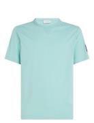 Badge Regular Tee Tops T-Kortærmet Skjorte Blue Calvin Klein Jeans