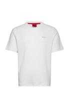 Austin T-Shirt Tops T-Kortærmet Skjorte White HUGO