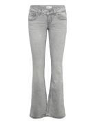 Y2K Low Bootcut Jeans Bottoms Jeans Boot Cut Grey Gina Tricot