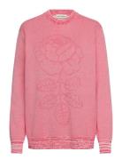 Lasi Vihkiruusu Tops Sweatshirts & Hoodies Sweatshirts Red Marimekko