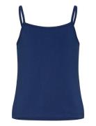 Top Strap Tank Top Tops T-shirts Sleeveless Blue Lindex