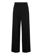 Straight Suit Trousers Bottoms Trousers Suitpants Black Mango