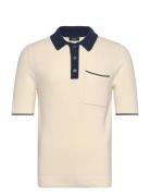 Brinkley Designers Polos Short-sleeved Beige Reiss