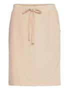 Naya Skirt Kort Nederdel Beige Kaffe