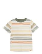 T-Shirt Ss Y/D Tops T-Kortærmet Skjorte White Minymo