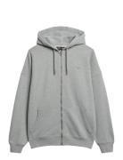 Studios Zip Hoodie Tops Sweatshirts & Hoodies Hoodies Grey Superdry