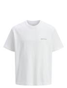 Jormarrakesh Back Tee Ss Crew Neck Tops T-Kortærmet Skjorte White Jack...