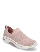 Womens Go Walk Arch Fit 2.0 Low-top Sneakers Pink Skechers