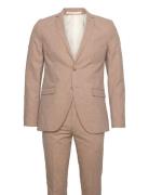 Jprriviera Linen Suit Slim Fit Sn Habit Beige Jack & J S