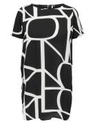 Carlux Life Ss Tunic Dress Wvn Noos Kort Kjole Black ONLY Carmakoma