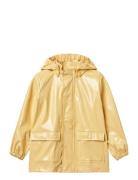 Rainwear Ollo Jacket Outerwear Rainwear Jackets Yellow Wheat