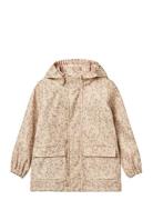 Rainwear Ollo Jacket Outerwear Rainwear Jackets Beige Wheat