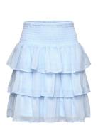 Skirt Flounces And Smock Chiff Dresses & Skirts Skirts Short Skirts Bl...