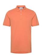Polo Tee S/Spolo Tee S/S Tops Polos Short-sleeved Orange Lindbergh