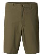 Slhregular-Karl Seersucker Shorts Bottoms Shorts Casual Green Selected...
