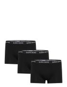 Cotton Stretch Trunk 3P Boxershorts Black Björn Borg