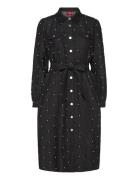 Selenacras Dress Knælang Kjole Black Cras