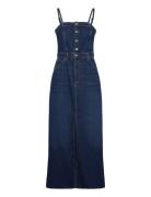 Maxi Denim Dress Dresses Jeans Dresses Blue Lee Jeans