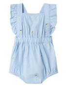Nbfderilla Romper Bodies Sleeveless Bodies Blue Name It