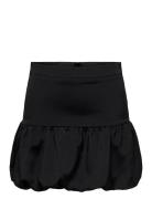 Onlnova Life Vis Baloon Skirt Solid Skirts Short Skirts Black ONLY