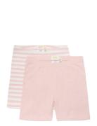 Shorts Inner 2-Pack Bottoms Shorts Pink Creamie