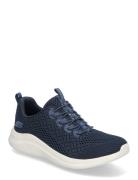 Womens Ultra Flex - Lite Groove Low-top Sneakers Navy Skechers