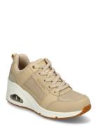 Women Uno Wedge Everything Nice Low-top Sneakers Beige Skechers