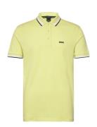 Paddy Sport Polos Short-sleeved Yellow BOSS