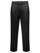 Onssinus Loose Visc Lin 0075 Pnt Cs Bottoms Trousers Casual Black ONLY...