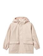 Rainwear Ollo Jacket Outerwear Rainwear Jackets Pink Wheat