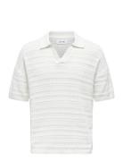 Onsgrayson Ds 5 Chochet Polo Knit Noos Tops Knitwear Short Sleeve Knit...