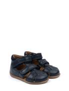 Starters™ Two Velcro Sandal Shoes Summer Shoes Sandals Navy Pom Pom