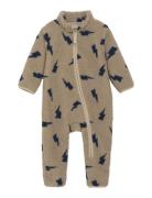 Teddy Fleece Suit Outerwear Fleece Outerwear Fleece Suits Multi/patter...