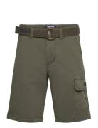 Outwashed Pocket Shorts Bottoms Shorts Casual Khaki Green Sebago